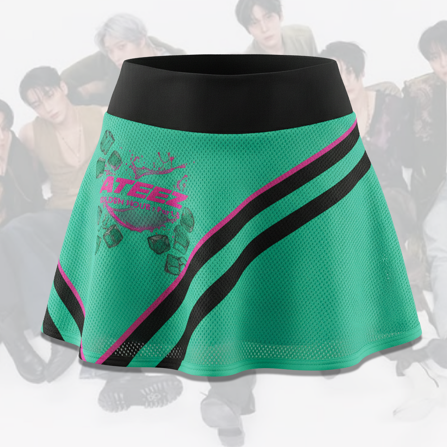 Ateez Golden Hour Part 5  Off Shoulder Mesh Gift For Fans