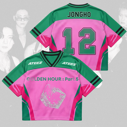 Genesis Golden Hour Part 5 ATEEZ Album Mixed Mesh Jersey