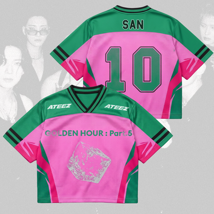Genesis Golden Hour Part 5 ATEEZ Album Mixed Mesh Jersey