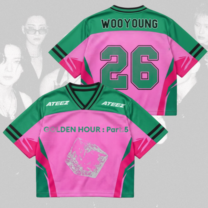 Genesis Golden Hour Part 5 ATEEZ Album Mixed Mesh Jersey