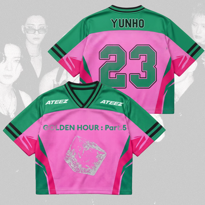 Genesis Golden Hour Part 5 ATEEZ Album Mixed Mesh Jersey