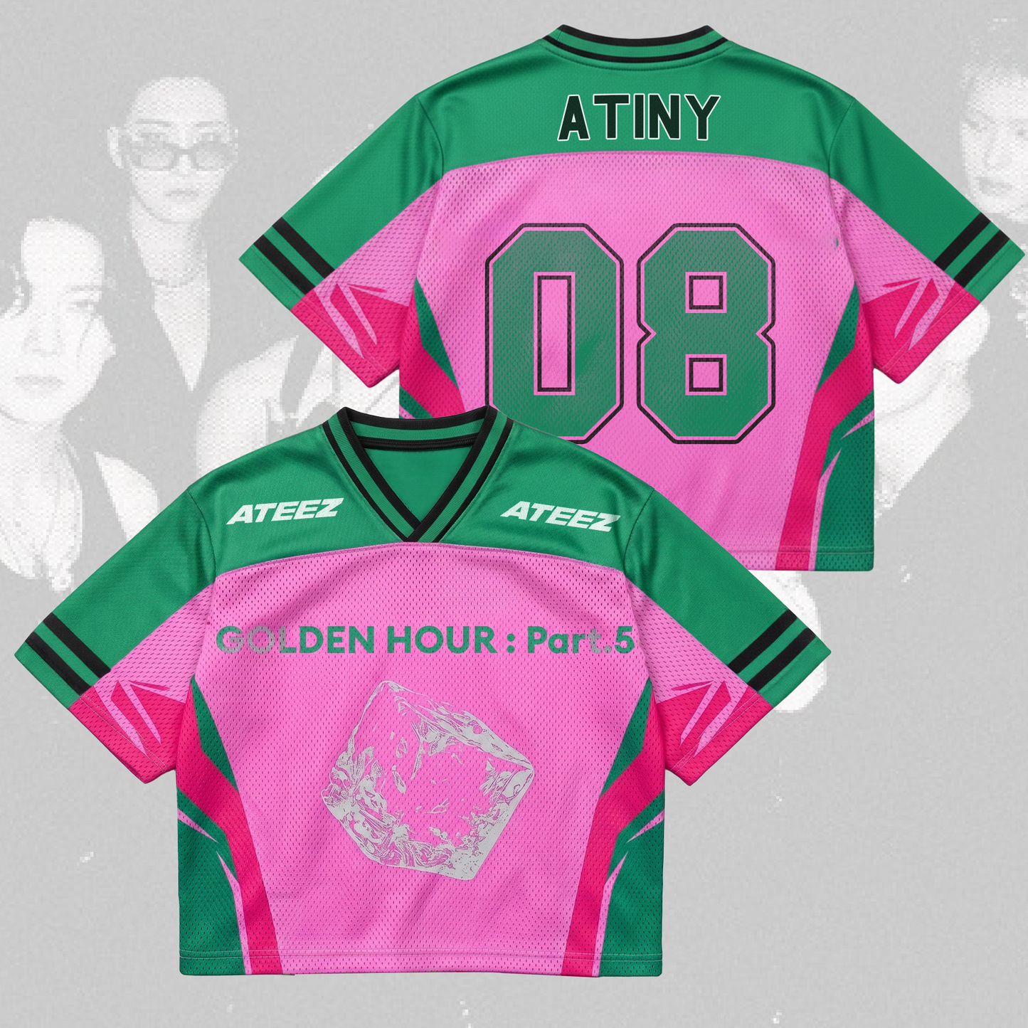 Genesis Golden Hour Part 5 ATEEZ Album Mixed Mesh Jersey