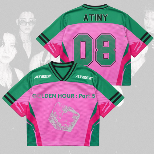 Genesis Golden Hour Part 5 ATEEZ Album Mixed Mesh Jersey