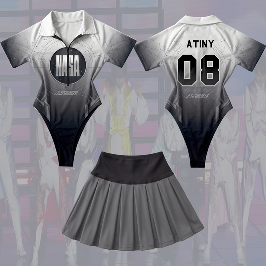 Ateez NASA Golden Hour Full Jersey Bodysuit Set Gift For Fans