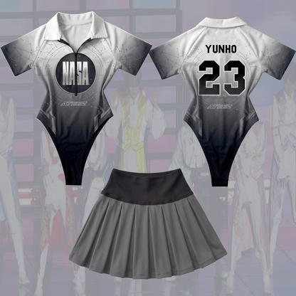 Ateez NASA Golden Hour Full Jersey Bodysuit Set Gift For Fans