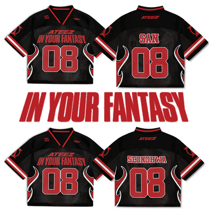 Mixed Mesh Jersey Football Ateez In Your Fantasy