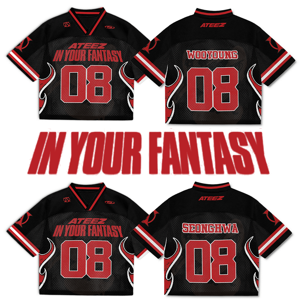 Mixed Mesh Jersey Football Ateez In Your Fantasy