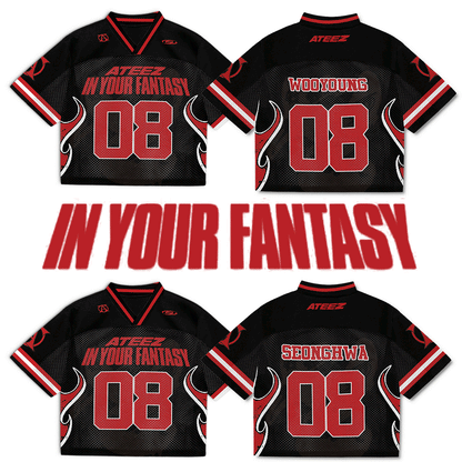 Mixed Mesh Jersey Football Ateez In Your Fantasy