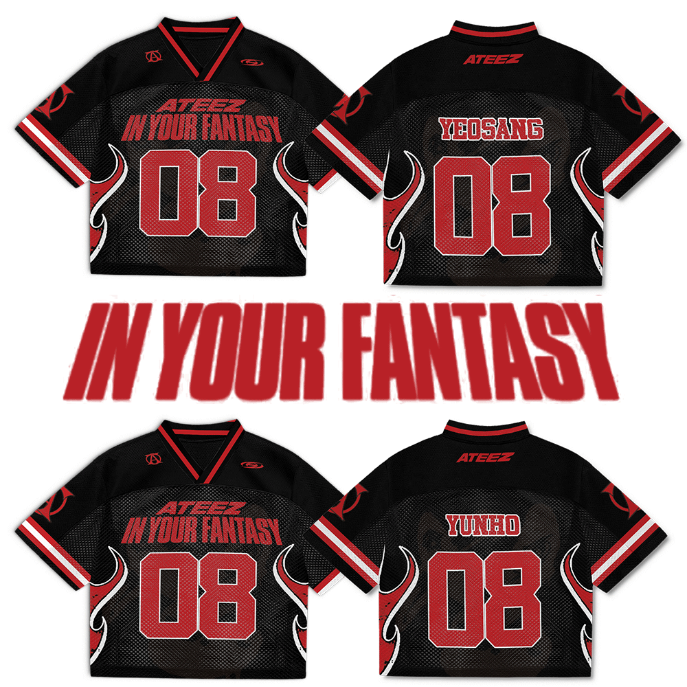 Mixed Mesh Jersey Football Ateez In Your Fantasy