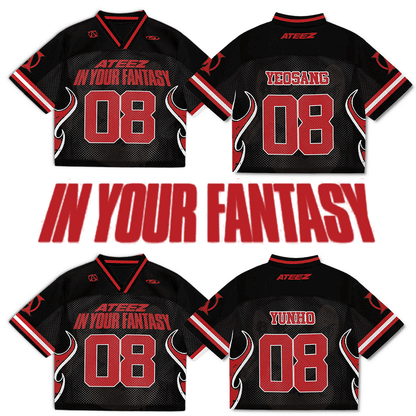 Mixed Mesh Jersey Football Ateez In Your Fantasy