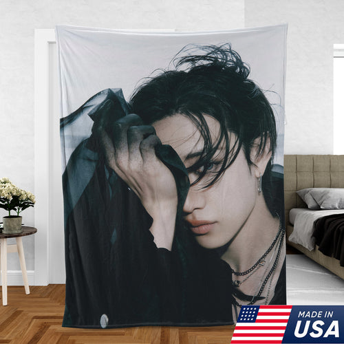 WAVESTEEᵀᴹ Bang Chan Album SKZ 'DO IT' Fleece Blanket