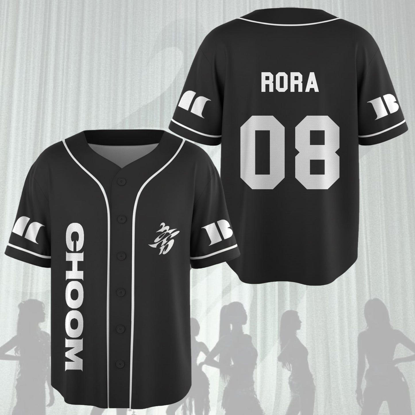 Hypnotic Choom World Tour Babymonster Baseball Jersey Fan Edition