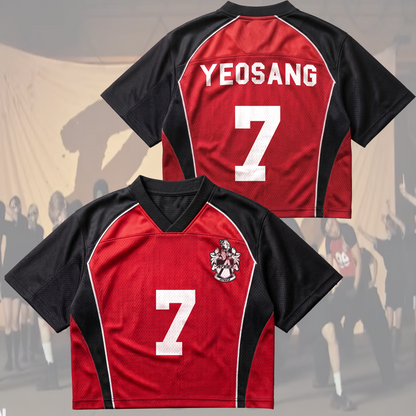 ATEEZ BAD US TV Performance Mixed Mesh Jersey Kpop Merch Gift For Fans