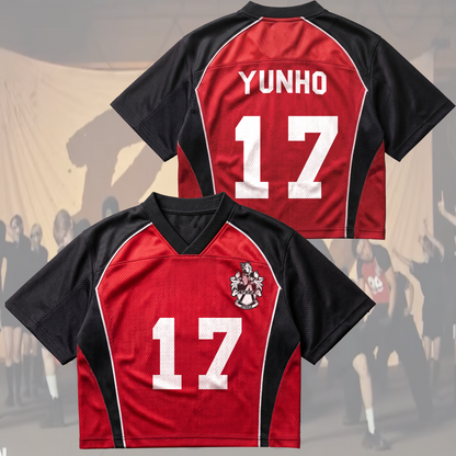 ATEEZ BAD US TV Performance Mixed Mesh Jersey Kpop Merch Gift For Fans