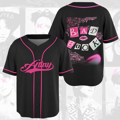 ATEEZ Golden Hour Part 5 Bad Book Kiss Baseball Jersey Fan Edition
