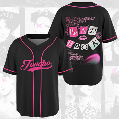ATEEZ Golden Hour Part 5 Bad Book Kiss Baseball Jersey Fan Edition