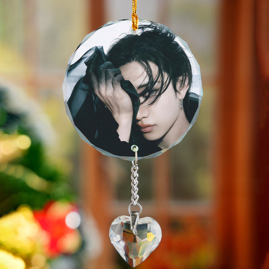 WAVESTEEᵀᴹ Bangchan Album SZK 'DOIT" Ornament With Crystal Charm