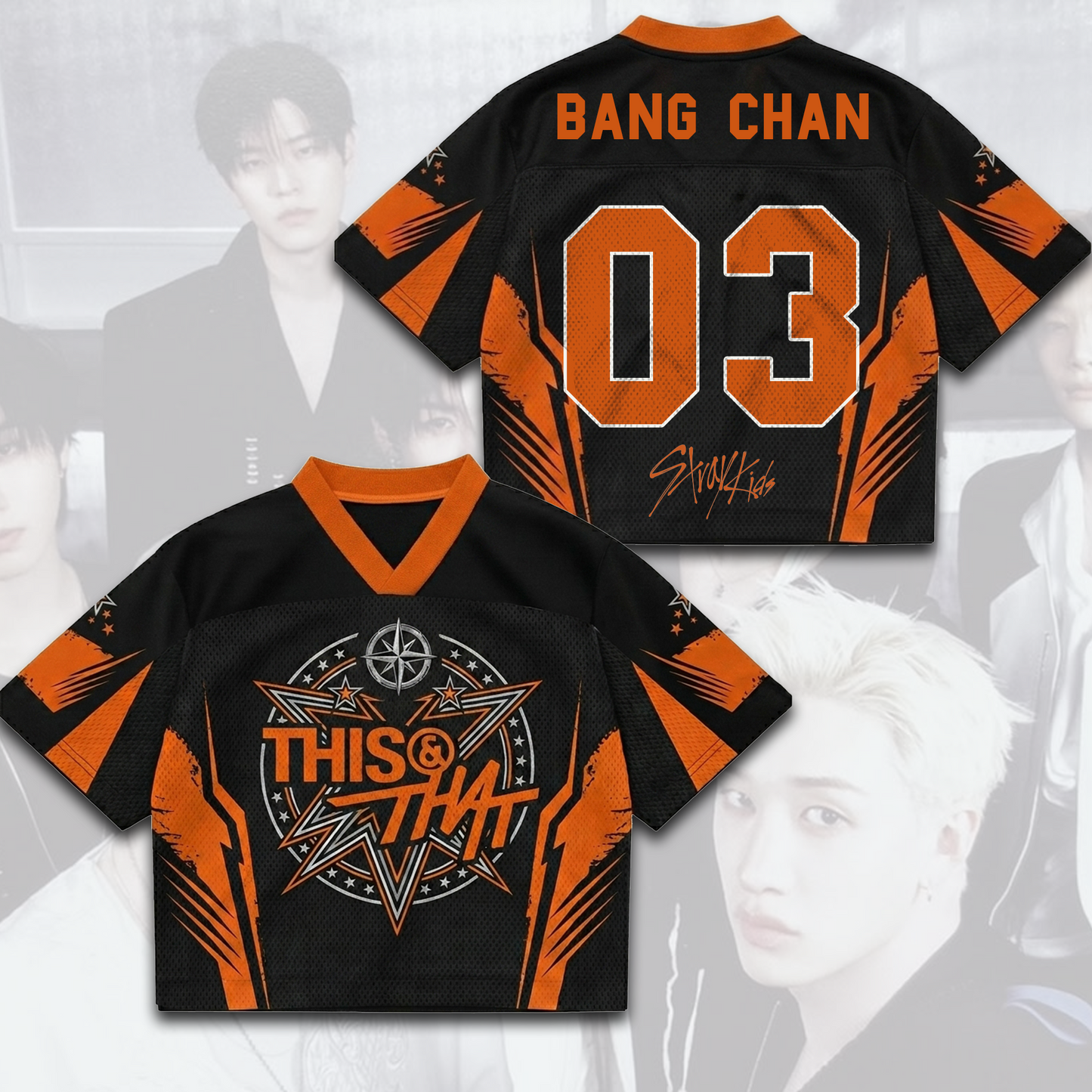 Energetic Stray Kids This That Album Mixed Mesh Jersey Perfect Fan Gift