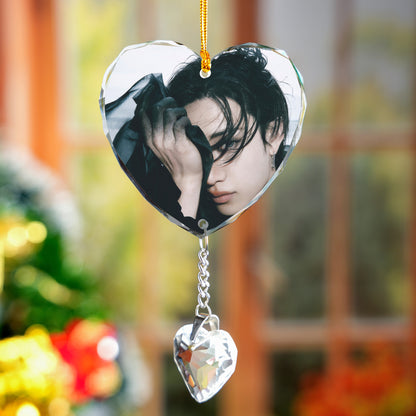 WAVESTEEᵀᴹ Bangchan Album SZK 'DOIT" Ornament With Crystal Charm