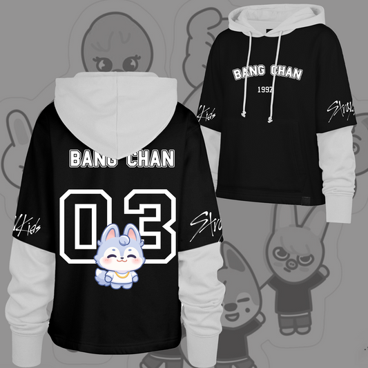 WAVESTEEᵀᴹ Skzoo Stray Kid limited Shortstop Hoodie