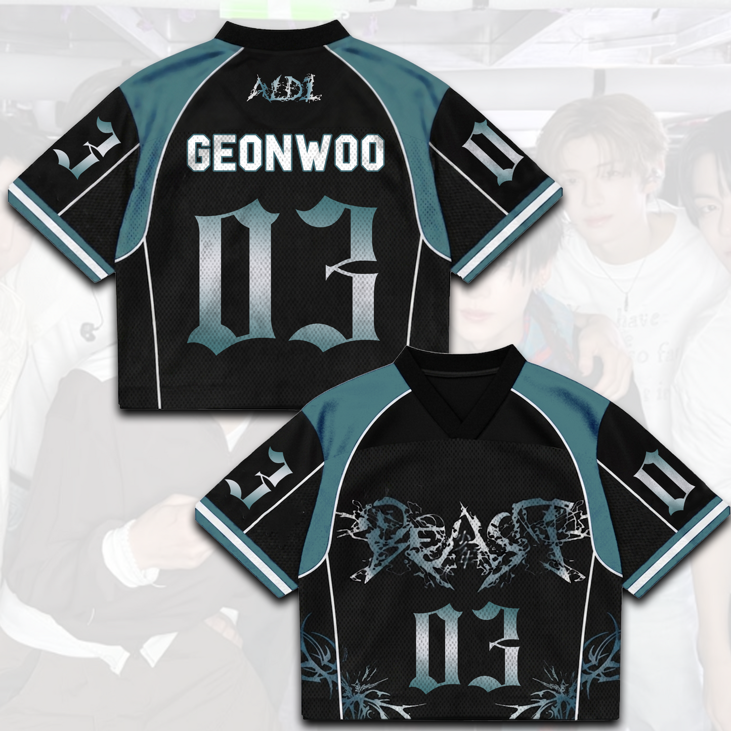 Fierce ALD1 Beast Album Mixed Mesh Jersey Gift For Fans