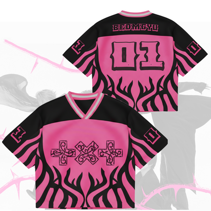 Thorn Album 7th Year TXT Mixed Mesh Jersey Gift For Fans