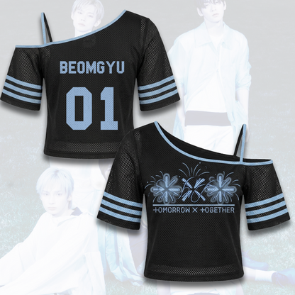 Chic Tomorrow X Together Setsuna Hanabi Off Shoulder Mesh MOA Gifts