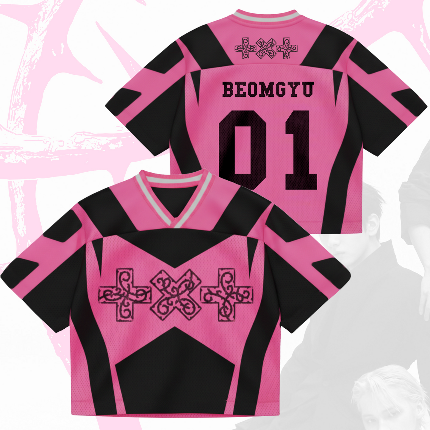 Album 7th Year TXT Mixed Mesh Jersey Gift For Lovers