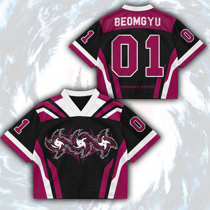 Epic TXT Perfect Storm Album Mixed Mesh Jersey Gift For Fans