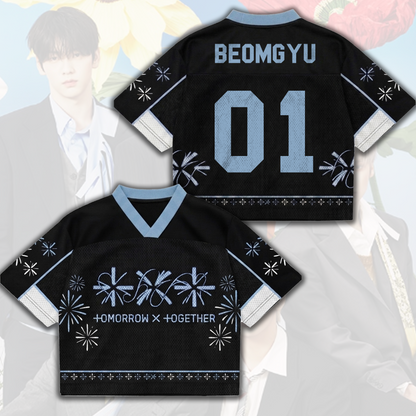 Setsuna Hanabi Tomorrow X Together Mixed Mesh Jersey Gift For Fans