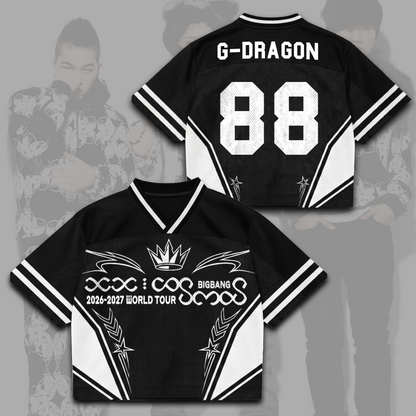 Bigbang Cosmos World Tour Mixed Mesh Jersey Gift For Fans