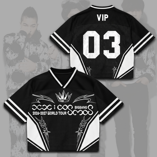 Bigbang Cosmos World Tour Mixed Mesh Jersey Gift For Fans