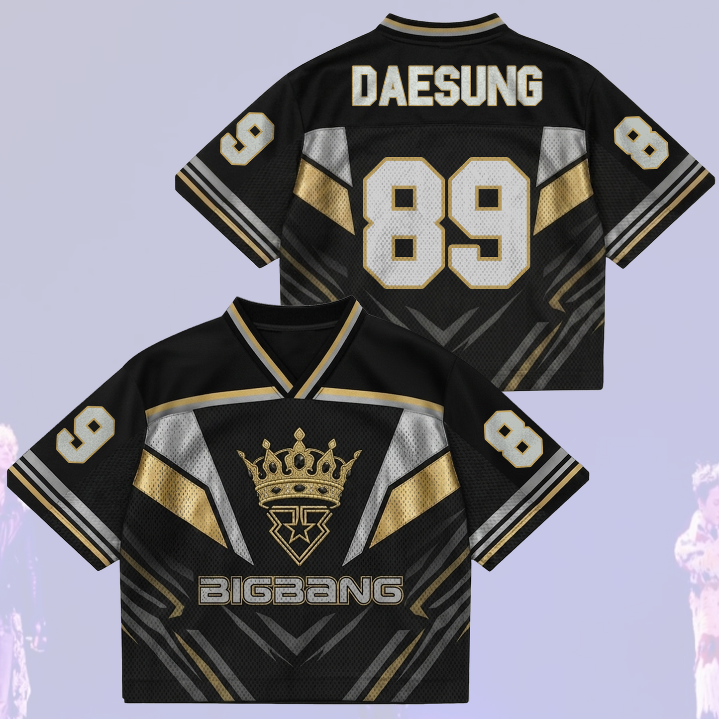 BIGBANG 20th Anniversary World Tour Mixed Messh Jersey Heritage Collection Gift For Fans