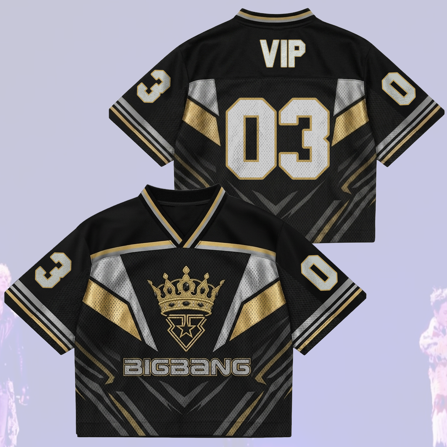 BIGBANG 20th Anniversary World Tour Mixed Messh Jersey Heritage Collection Gift For Fans