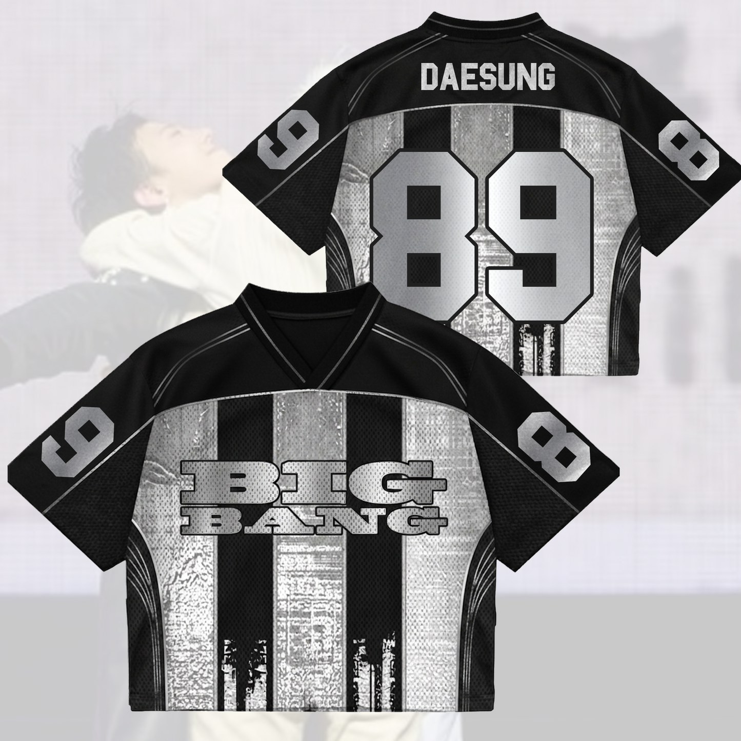 BIGBANG 20th Anniversary World Tour  Mixed Mesh Jersey Streetwear Merch Gift For Fans