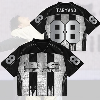 BIGBANG 20th Anniversary World Tour  Mixed Mesh Jersey Streetwear Merch Gift For Fans