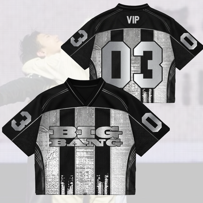 BIGBANG 20th Anniversary World Tour  Mixed Mesh Jersey Streetwear Merch Gift For Fans