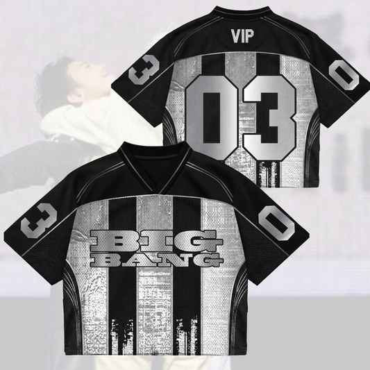 BIGBANG 20th Anniversary World Tour  Mixed Mesh Jersey Streetwear Merch Gift For Fans
