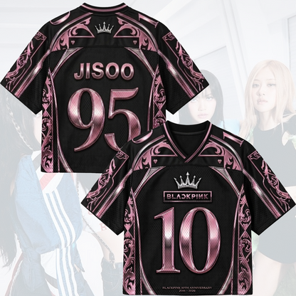 Blackpink 10. Jubiläums-Mesh-Trikot als Geschenk für Fans