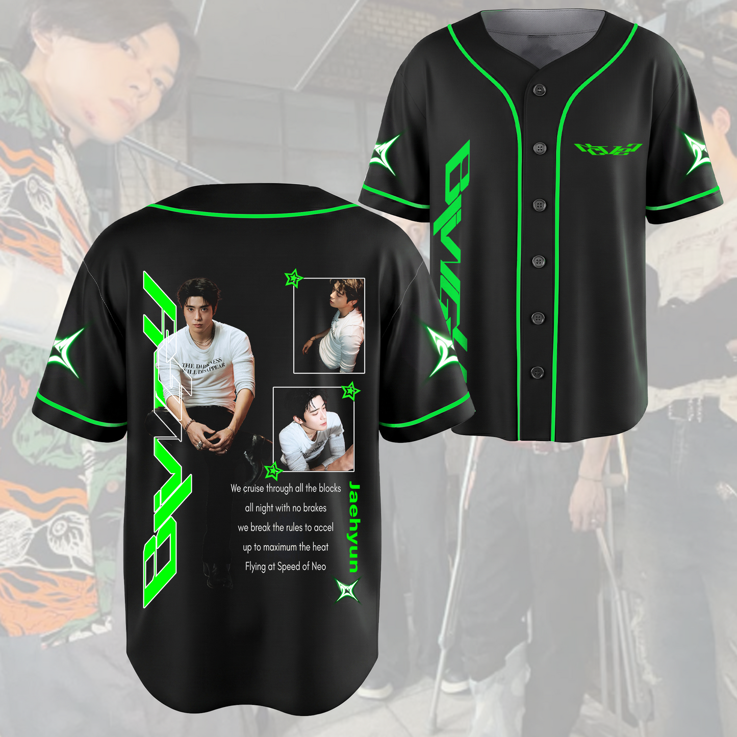 Stylish NCT 127 Blingy Album Baseball Jersey Fan Edition
