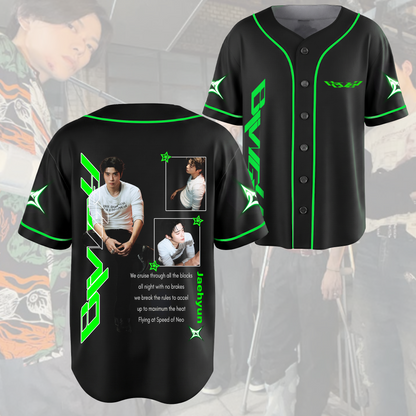 Stylish NCT 127 Blingy Album Baseball Jersey Fan Edition