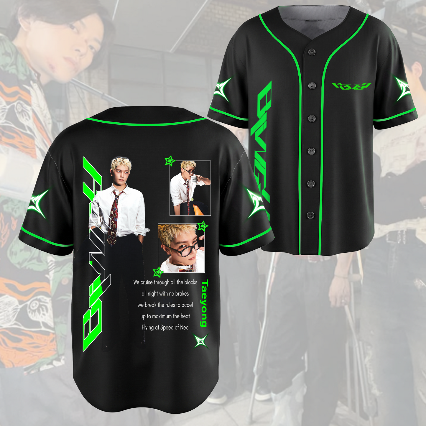 Stylish NCT 127 Blingy Album Baseball Jersey Fan Edition