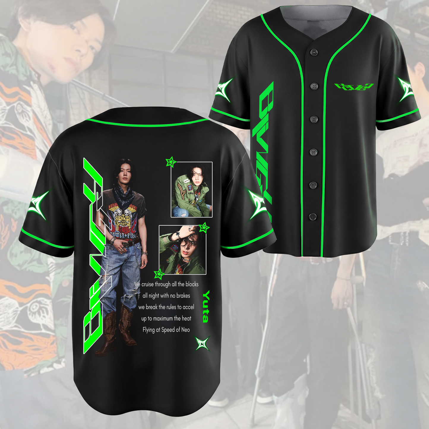 Stylish NCT 127 Blingy Album Baseball Jersey Fan Edition