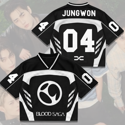 Sinners Club Enhypen Blood Saga Mix Mesh Jersey Fan Edition