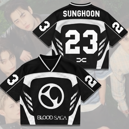 Sinners Club Enhypen Blood Saga Mix Mesh Jersey Fan Edition