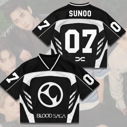 Sinners Club Enhypen Blood Saga Mix Mesh Jersey Fan Edition