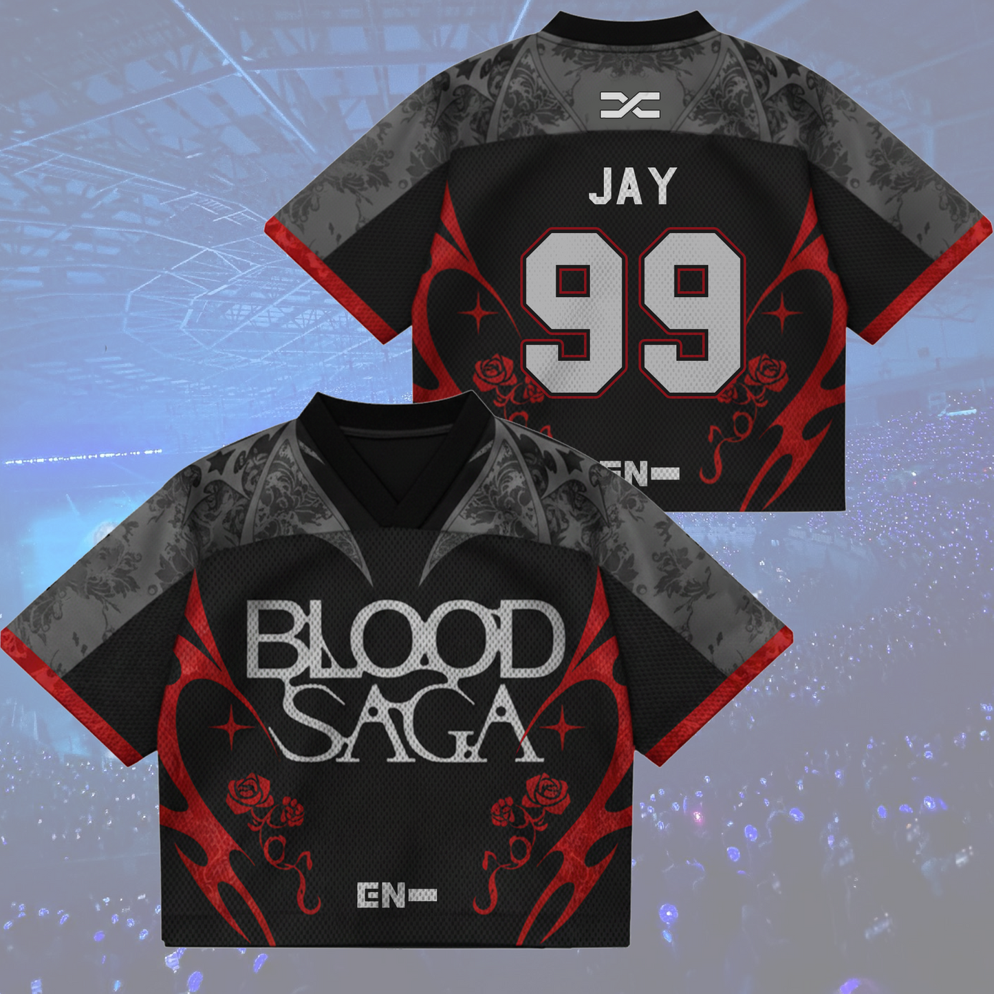 Blood Saga Enhypen Jersey - Untold Vampire Mix Mesh World Tour