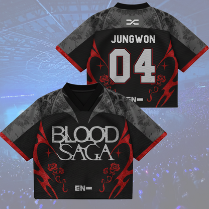 Blood Saga Enhypen Jersey - Untold Vampire Mix Mesh World Tour