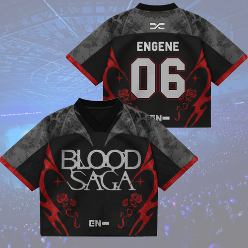 Blood Saga Enhypen Jersey - Untold Vampire Mix Mesh World Tour