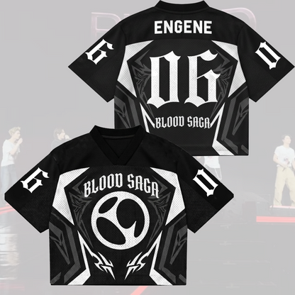Final Stage Blood Saga Enhypen  Mix Mesh Jersey Gift For Fans